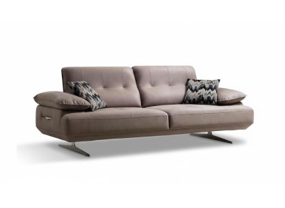 Meubles de style italien Canapé trois places Canapé rembourré Canapés de luxe Tissu textile