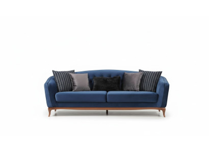 Ensemble de canapé Ensemble de canapé Canapés 4+1 places Tissu Chesterfield Velours.