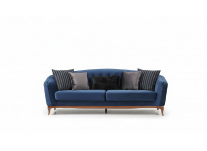 Ensemble de canapé Ensemble de canapé Canapés 4+1 places Tissu Chesterfield Velours.