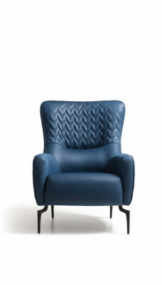 Fauteuil une place de luxe 1 place Siège rembourré Designer Textile Siège Tissu Moderne