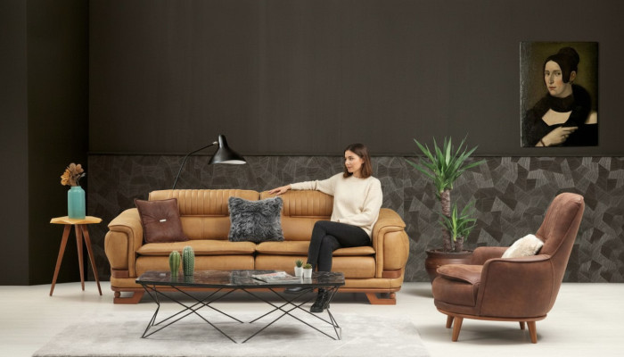 Suite Canapé Ensemble Canapé Luxe Complet et Ensemble de Canapé 3+1 Place Fauteuil