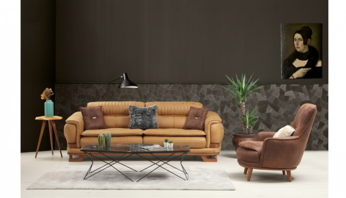 Suite Canapé Ensemble Canapé Luxe Complet et Ensemble de Canapé 3+1 Place Fauteuil