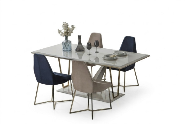 Ensemble de salle à manger Salle à manger Table à manger Suite Chaise de salle à manger Ensemble de salle à manger Coin repas Moderne 5 pièces