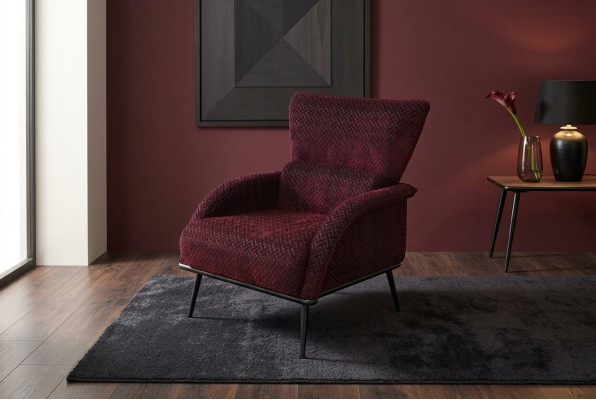 Fauteuil une place 1 siège en tissu fauteuil moderne salon Meubles Textile Club Chair