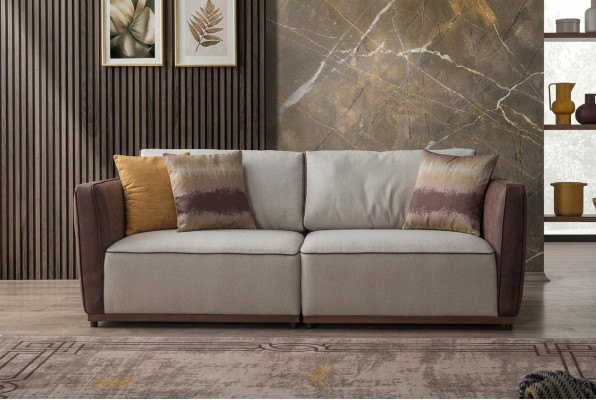Canapé 2 places de luxe 2 places Salles de séjour moder Polyester Tissu neuf