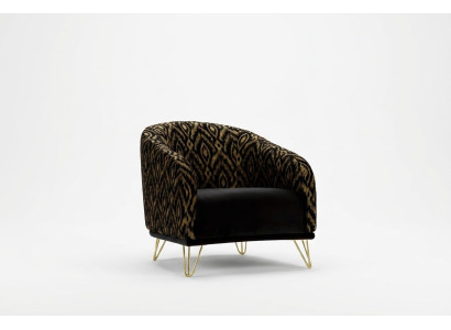 Fauteuil canapé Simple Seater Relax 1 Siège Fauteuil de club Tissu Moderne Salon Velours nouveau