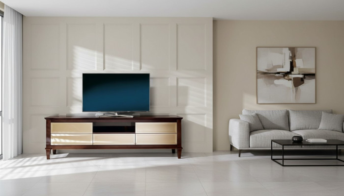 Meuble TV bas Meuble buffet Commode Salon Moderne Design en bois Meubles