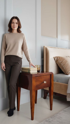 Table de chevet Tables de chevet Consoles Table d'appoint Consoles de nuit Design en bois Moderne