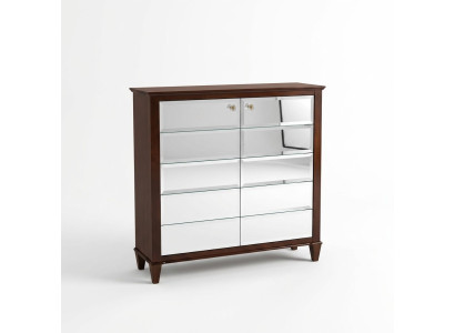 Bahut Commode Armoire Classique Armoires de Luxe Salon Classique Marron