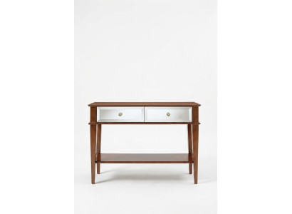 Console de table Table de console de chambre en bois de luxe classique Commode Marron nouveau