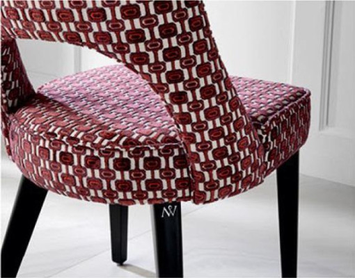 Salle à manger Chaise Chaise de luxe Chaise de cuisine Fauteuil inclinable Chaise en tissu Chaises de salle à manger en bois nouveau