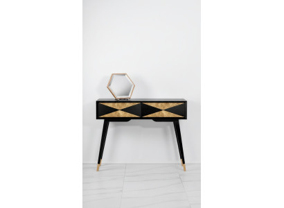 Table console Commode Table d'appoint Bois Moderne Luxe Design en or
