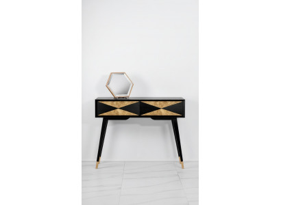 Table console Commode Table d'appoint Bois Moderne Luxe Design en or