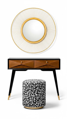 Console table Table Console Commode Table d'appoint Bois Moderne Luxe Marron Design