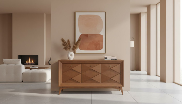 Commode Armoire Buffet Classique Luxueux Commodes Salle à manger Armoire Bois
