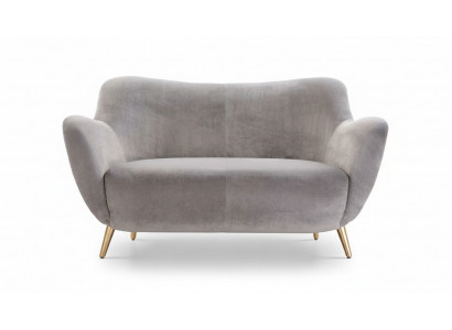 Canapé 2 places Canapés 2 places Tissu Salon Polyester Moderne Gris Luxe neuf