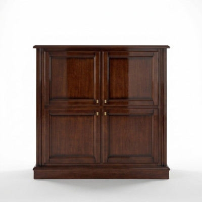 Commode Armoire de luxe Armoires Commodes Salon Bois Design classique Marron