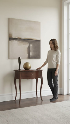 Table d'appoint Table basse Console Table Table Console Table d'appoint en bois Marron neuf