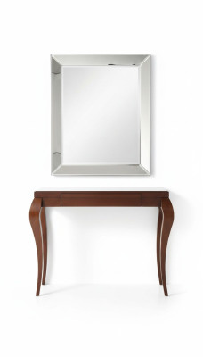Console table Table Console table en bois de luxe marron design classique nouveau