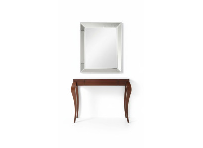 Console table Table Console table en bois de luxe marron design classique nouveau