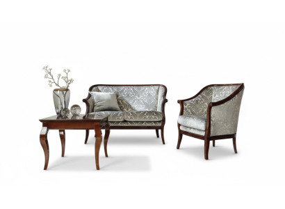Ensemble de canapé Ensemble de canapé Fauteuil de luxe Table basse Ensemble de mobilier de salon 3 pièces.