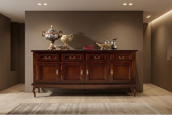 Enfilade Commode Armoires Commodes Armoires en bois Salon buffets xxl Brun