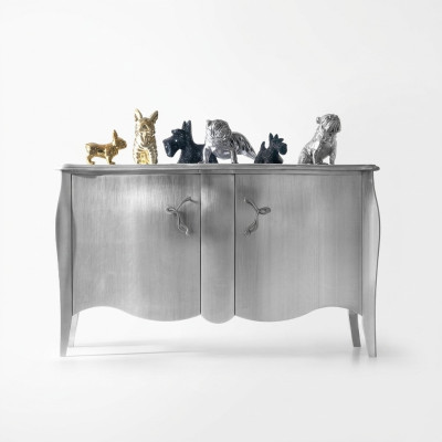 Argent Bahut Commode Buffets Commodes en Bois Mobilier de Luxe Argent