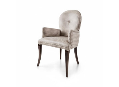 Fauteuil Chaise de salle à manger Chaise Assise Chaises de salle à manger Siège Bois Gris Baroque Luxe