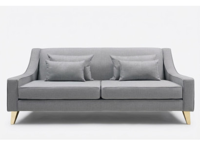 Canapé trois places Canapés 3 places Canapés de luxe Tissu gris Salon Design Moderne