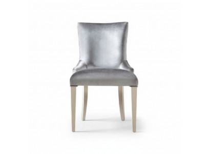 Chaise de salle à manger Chaise Fauteuil Siège Chaises de salle à manger Bois Moderne Luxe Argent