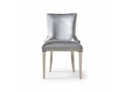 Chaise de salle à manger Chaise Fauteuil Siège Chaises de salle à manger Bois Moderne Luxe Argent