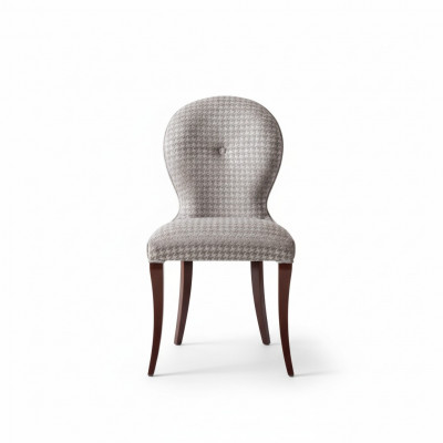 Chaise de salle à manger de luxe Chaise Fauteuil Siège Chaises de salle à manger Bois Moderne Gris
