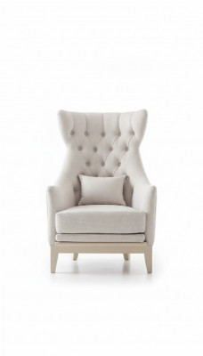 Fauteuil à oreilles Fauteuil club Fauteuil Chesterfield de luxe 2 places Siège Salon neuf