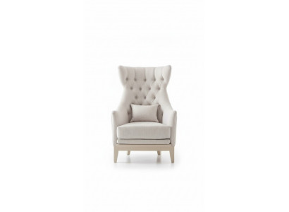 Fauteuil à oreilles Fauteuil club Fauteuil Chesterfield de luxe 2 places Siège Salon neuf