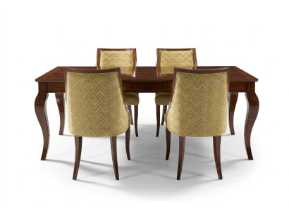 Haute brillance Table Table de salle à manger Tables Table à manger Marron Luxe Salle à manger Bois neuf