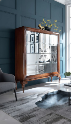 Commode Armoires Commodes Bois Luxe Buffet Salle de séjour Mobilier Armoire Marron