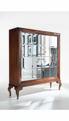 Commode Armoires Commodes Bois Luxe Buffet Salle de séjour Mobilier Armoire Marron