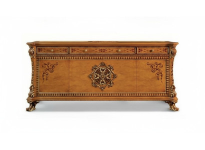 Meuble de rangement de luxe xxl Commode Commodes Placard en bois Buffet Armoire Marron