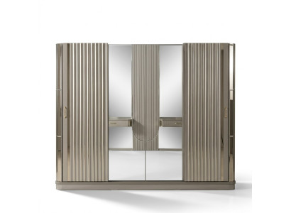 Armoire Armoire en bois Armoire Chambre Armoires de luxe Marron