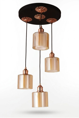 Luminaire Lustre Lampe de plafond Lampe de plafond Lustre Moderne Or