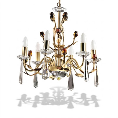 Lustre en cristal moderne lampe de plafond plafond splendeur lampe en cristal suspendue