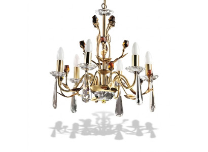 Lustre en cristal moderne lampe de plafond plafond splendeur lampe en cristal suspendue