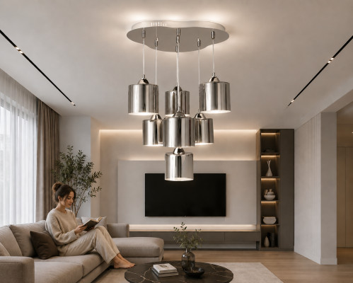 Lustre Lustre Lustre de plafond du salon Lampe de plafond magnifique lustre