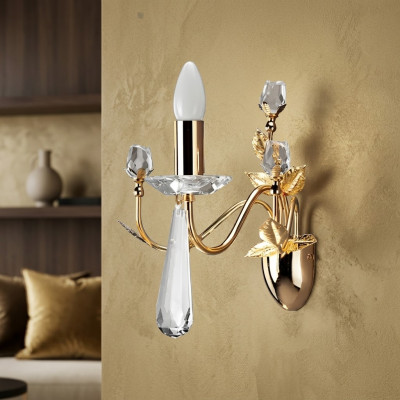 Lustre couronne lumineuse applique murale lustre applique murale lampes murales lampe en cristal