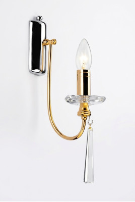 Lustre en cristal en forme de candélabre lampe murale Lustre lampes murales
