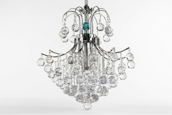 Lustre Art Luxe Plafonnier Lustre Lustres Luminaires Argent