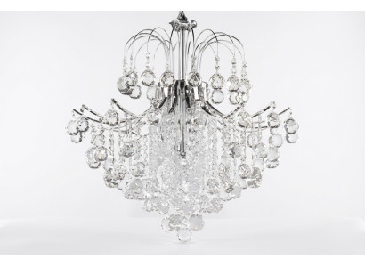 Lustre Lustre de plafond en cristal Lustres luxueux en argent