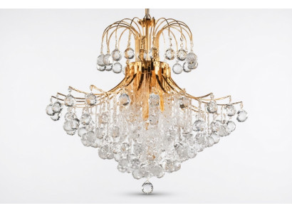 Lustre de plafond de lustre de luxe royal en or