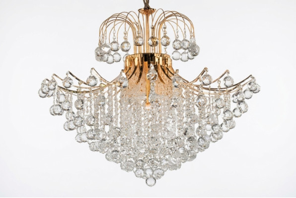 Lustre de luxe Lampe de plafond Lumière de plafond Lampes Or Art