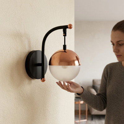 Applique murale lampe de couronne de plafond lampe murale lustre lampes murales LED or